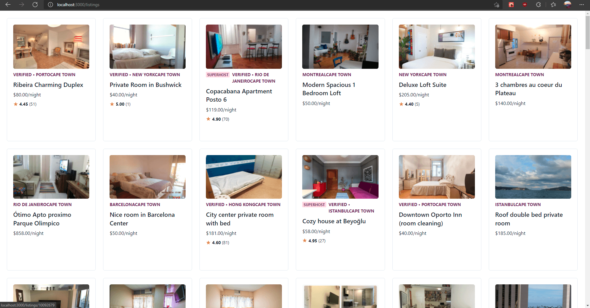 Airbnb Clone